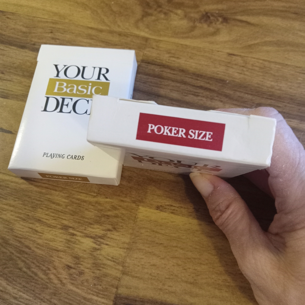 Vintage Basic Deck Poker Size Playing Cards